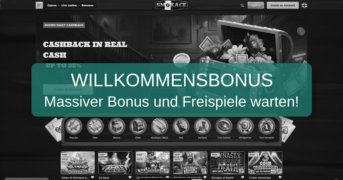 SmokAce Casino: Offizielle Seite mit großzügigem Bonus